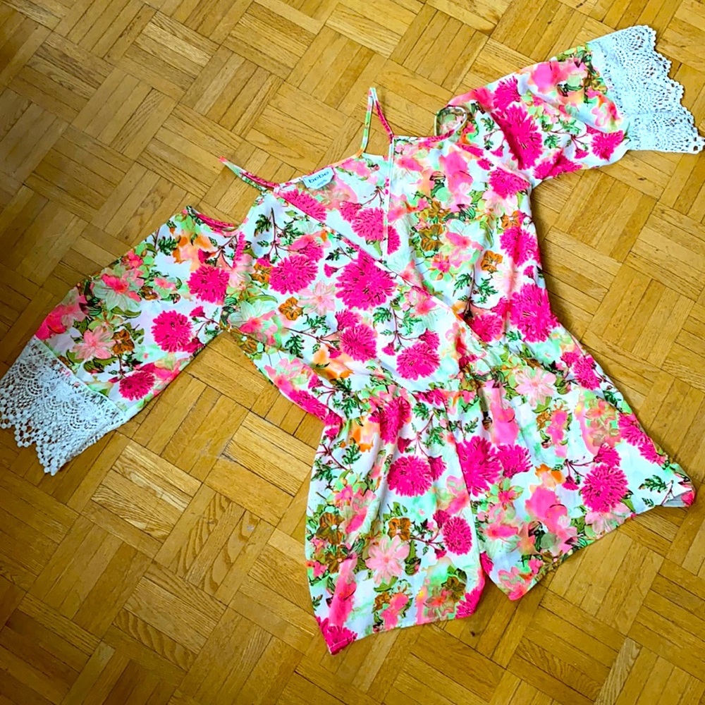 Beautiful Floral Bebe Romper
